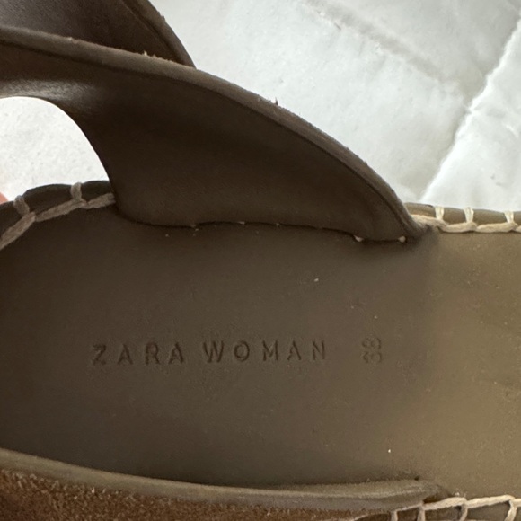 Zara Tan Espadrille Sandals - Picture 2 of 5